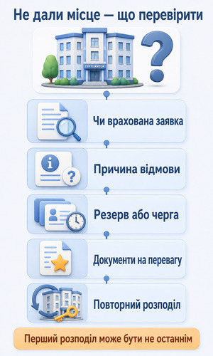 Що перевірити першокурснику, якщо місце в гуртожитку не надали після першого розподілу