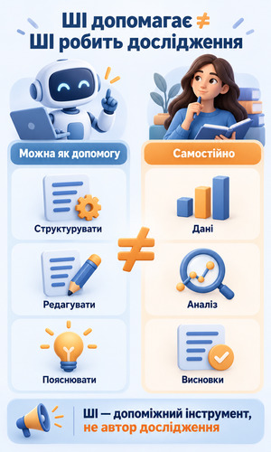 Що можна делегувати ChatGPT у дипломній роботі, а що потрібно робити самостійно